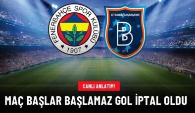 Maç başlar başlamaz gol iptal oldu