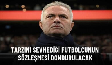 Tarzını sevmediği futbolcunun sözleşmesi dondurulacak